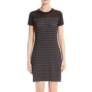 Rag & Bone Gwen‎ Knit Black Mesh Dress